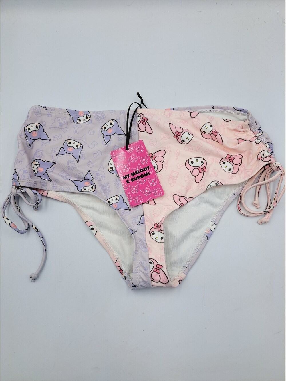 Sanrio My Melody & Kuromi Size Large Kawaii Swim Bottoms Pastel Summer Beachwear